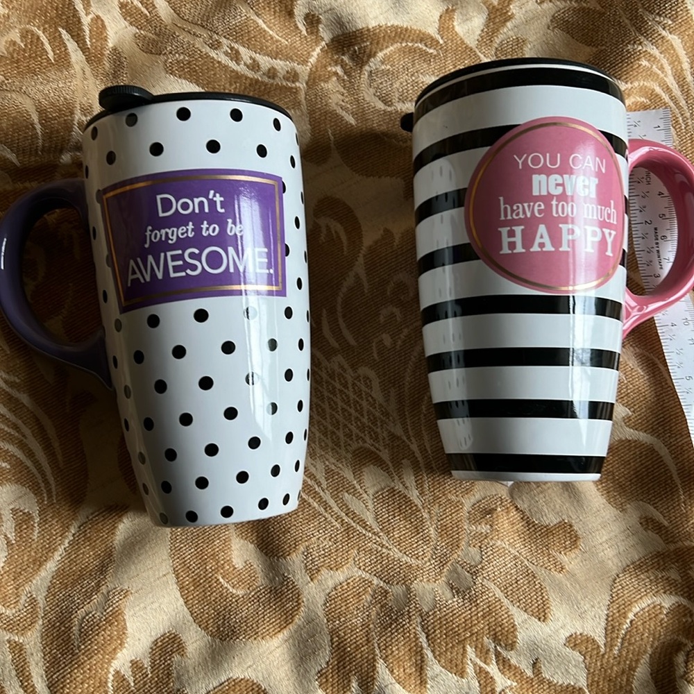 Ceramic coffee mugs